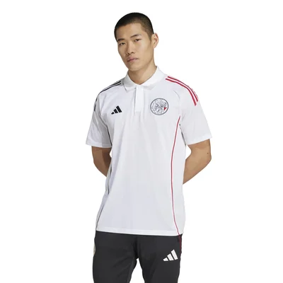 Ajax polo 2025/2026 wit zwart rood