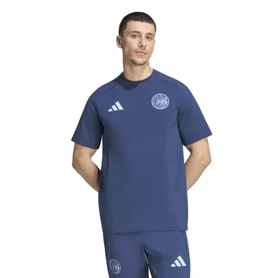adidas Ajax Tiro Travel T-Shirt 2026-2027 donkerblauw lichtblauw