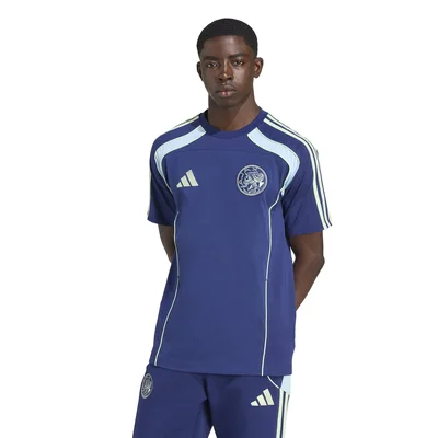 Ajax Urban Purist t-shirt 2026/2027 donkerblauw lichtblauw groen